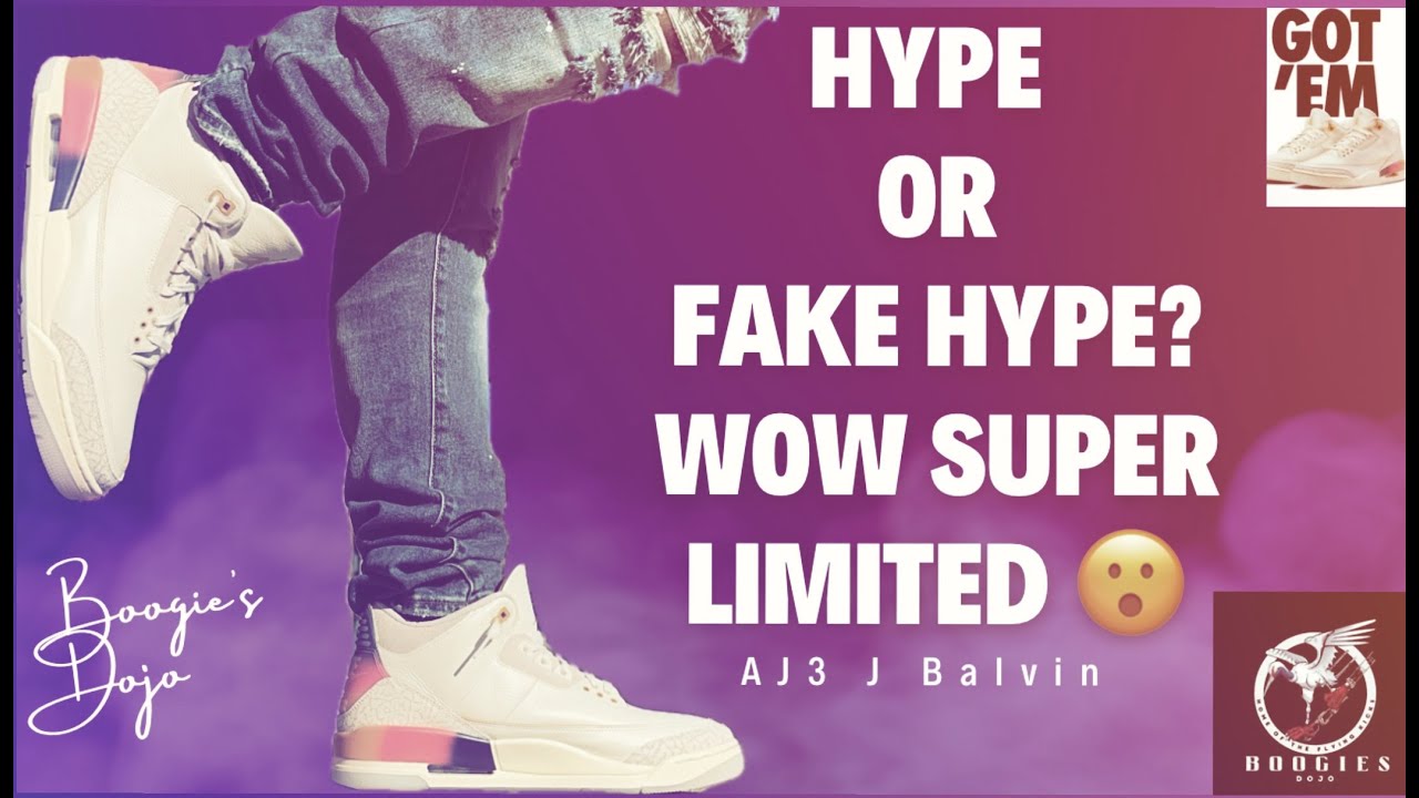 Air Jordan 3 J Balvin Hype or No Hype? 🤔 Sneakerheads Decide! YouTube