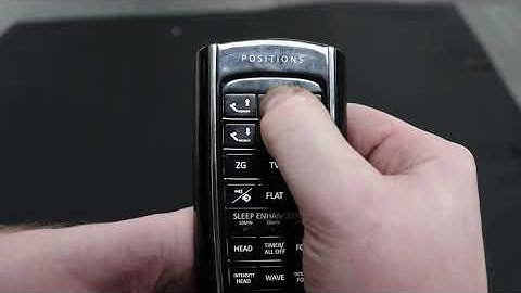 Invigorate Adjustable Base  How to Reset Pre set Positions  ZG