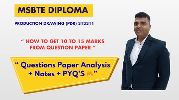 ✏️ Production Drawing Sem 3 Paper Analysis | 70 Marks Target | MSBTE Diploma 2025 📘