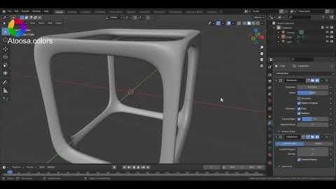 wireframe effect in blender