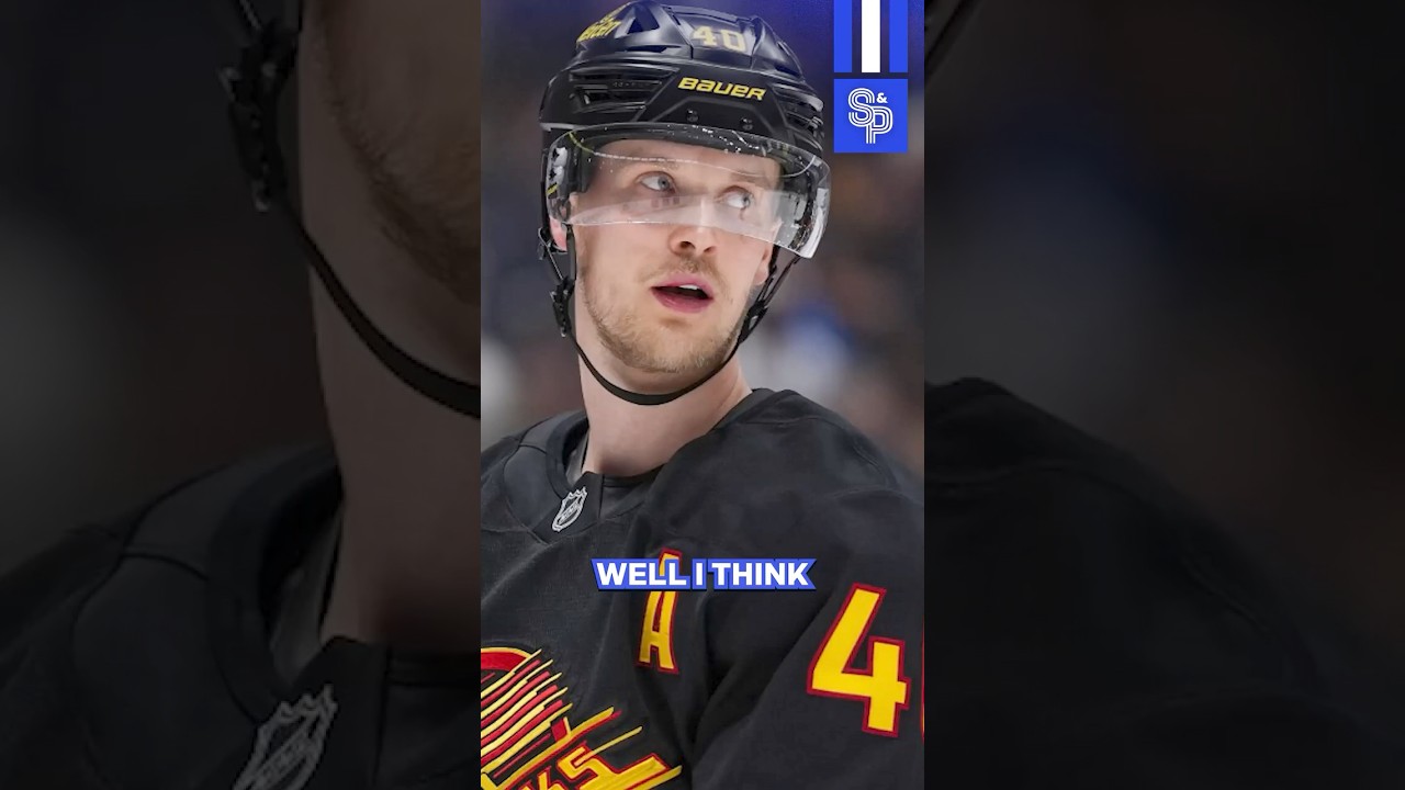 Elias Pettersson needs to pull up his socks, put his skates on and do his job.