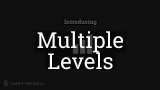Full Multiple Levels add-on Guide