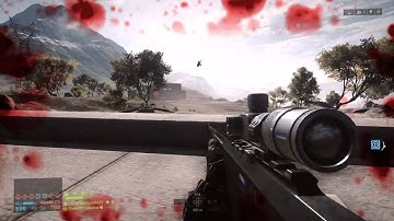 Battlefield 4 - Shooting the pilot with M98B
