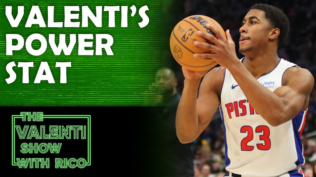 Valenti's Pistons Power Stat | The Valenti Show with Rico