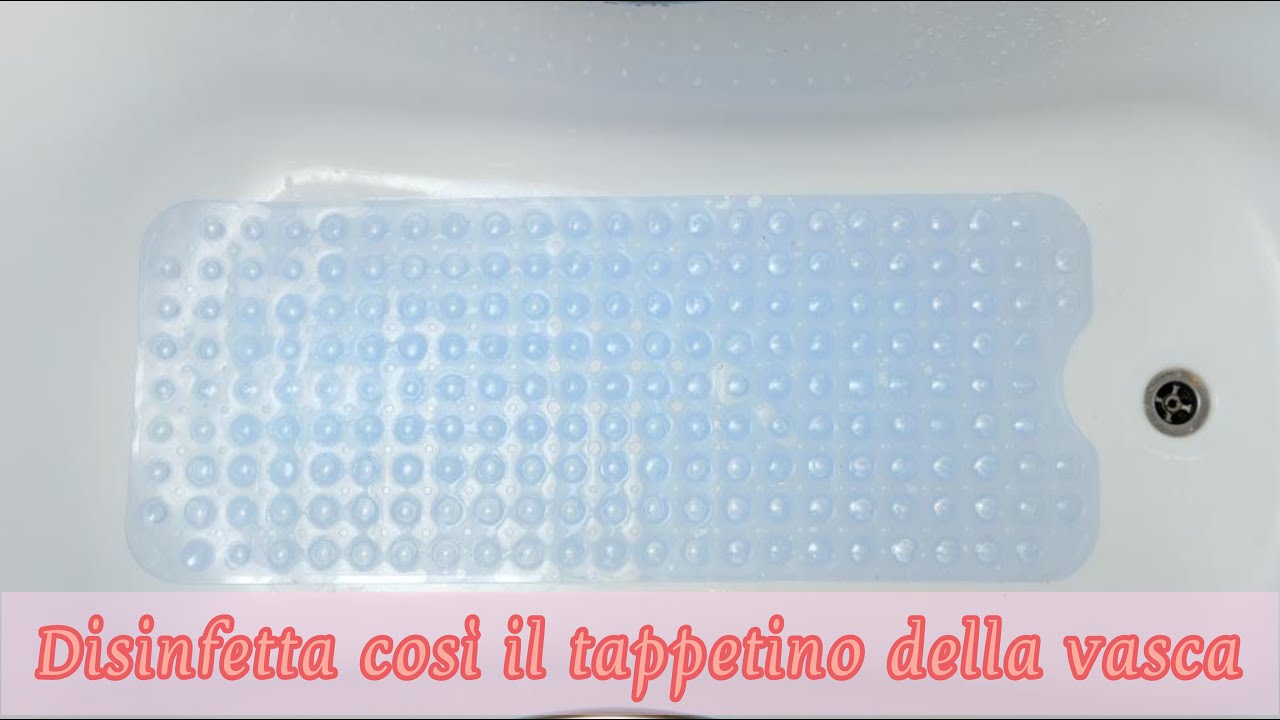 Tappeto Antiscivolo Per Vasca Azzurro - In Resina, Lavabile In Lavatrice, Made In Italy - Foto 6
