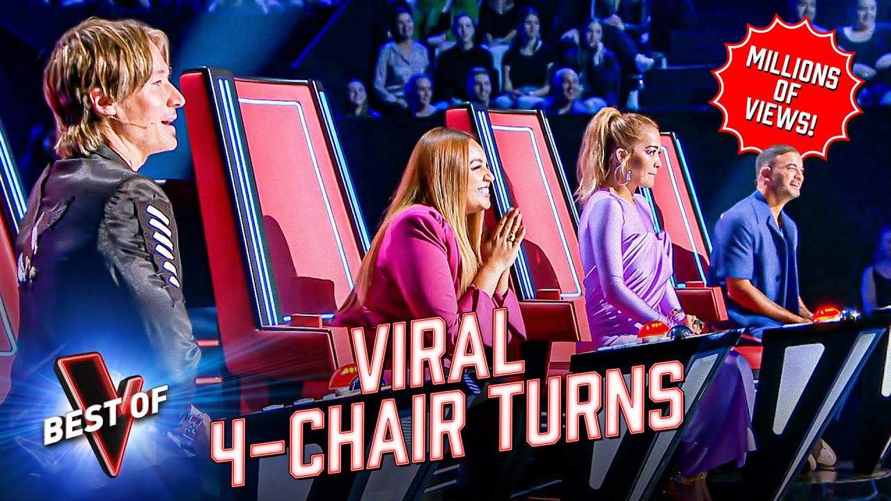 GLORIOUS 4-Chair Turns With MILLIONS of VIEWS on The Voice GLORIOUS 4-Chair Turns With MILLIONS of VIEWS on The Voice