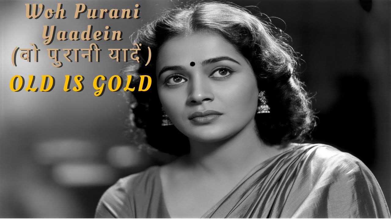 Woh Purani Yaadein वो पुरानी यादें | Old Hindi Romantic Song | Heart Touching 60s-70s Vibe Love Song