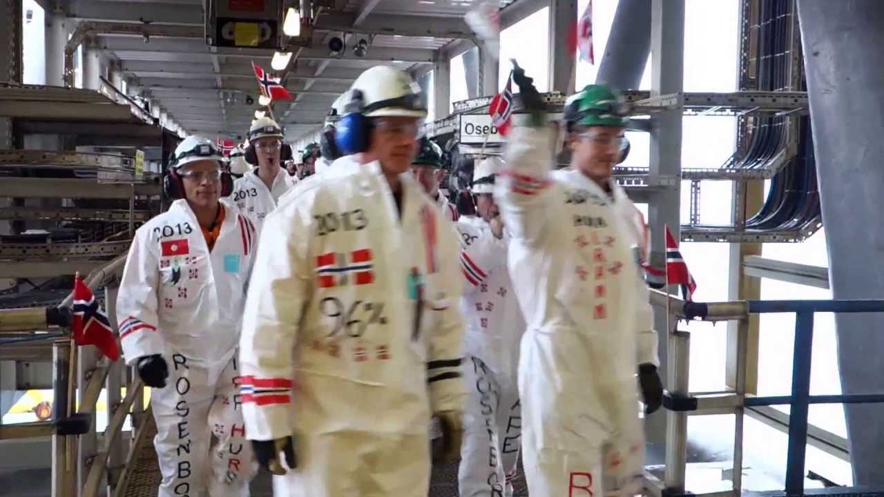 17. Mai tog på Oseberg Feltsenter