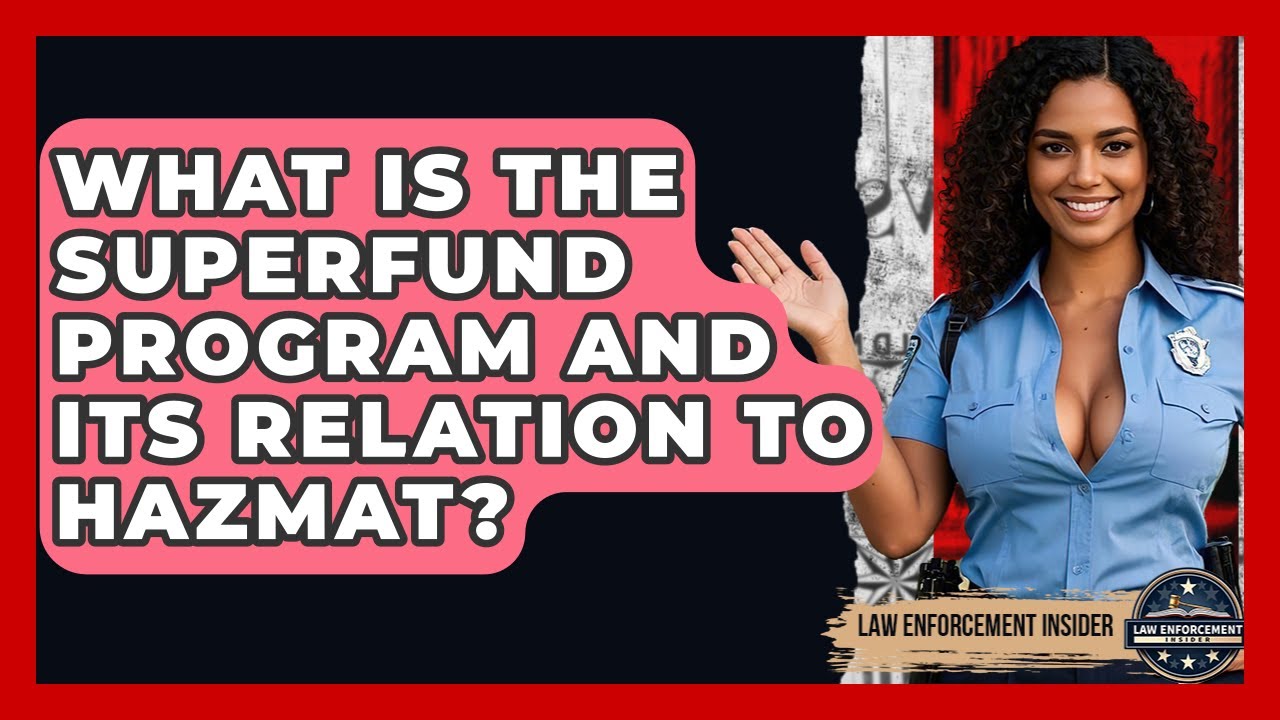 What Is The Superfund Program And Its Relation To HAZMAT? - Law Enforcement Insider