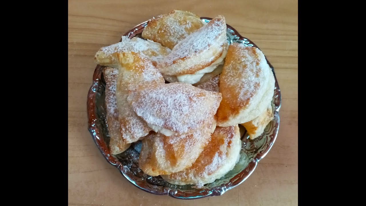 Taštičky z listového těsta plněné tvarohem