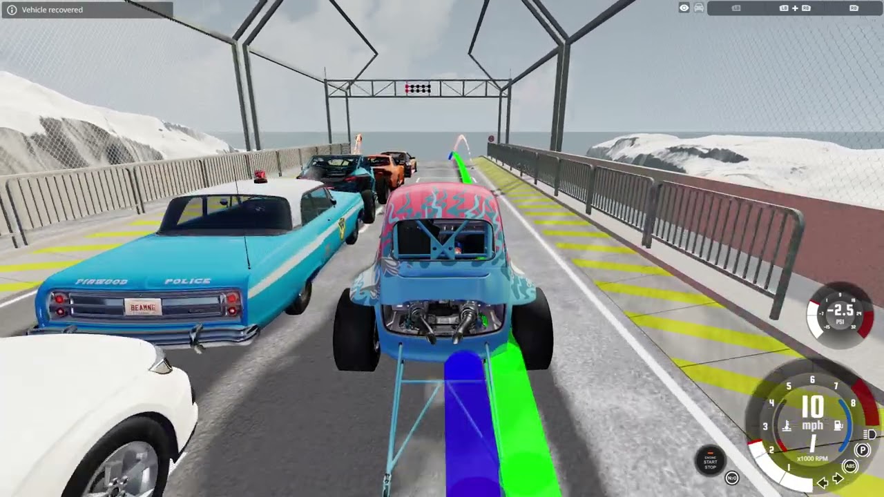 Car Jump Arena BeamNG.drive Part 2!! Way Crazier!! Car Crashes