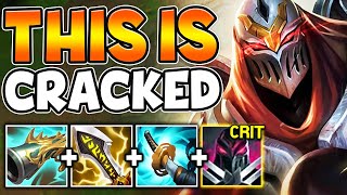ZED, BUT I HAVE 100% CRIT AND DELETE YOU IN 0.01 SECONDS (WHERE'D YOUR HP GO)