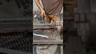 Fast spring making process on lathe #shorts #diy #shortvideo