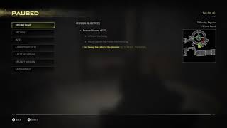 Pause menu (Call of Duty Modern Warfare 2 Remastered)