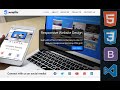 Build A Complete Responsive Website with HTML, CSS, &amp; Bootstrap!