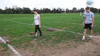 Mallory Tries: Kicking field goals with Carlisle's Caleb Richwine