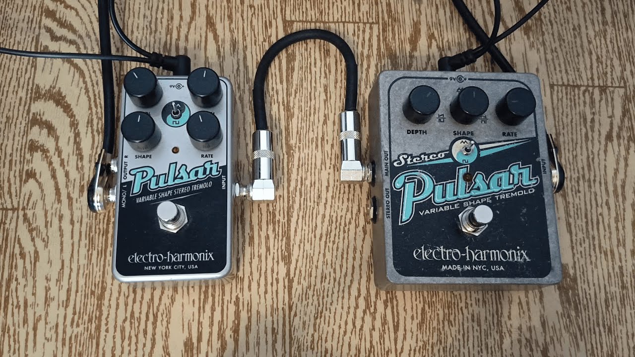Electro-Harmonix Stereo Pulsar vs Nano Pulsar
