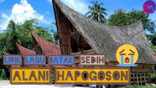 Lagu Batak Alani hapogoson - Lirik