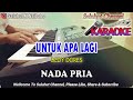 UNTUK APA LAGI ll KARAOKE NOSTALGIA ll GAGAL DALAM CINTA ll DEDY DORES ll NADA PRIA A=DO