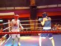 John Joe Nevin vs Josh O'Reilly (Canada) at Cavan Boxing Club show