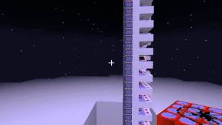 Minecraft - Tilable 125 Vertical Piston Extender