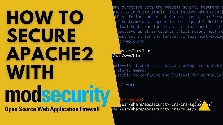 Apache2 ModSecurity Tutorial | Apache2 WAF