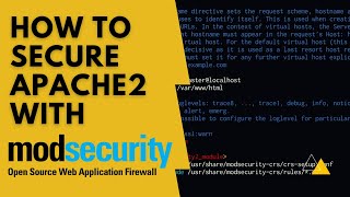 Apache2 ModSecurity Tutorial | Apache2 WAF