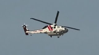 Three minutes of Sikorsky S-70's Practicing for fire season water drops at station 114 at McClellan