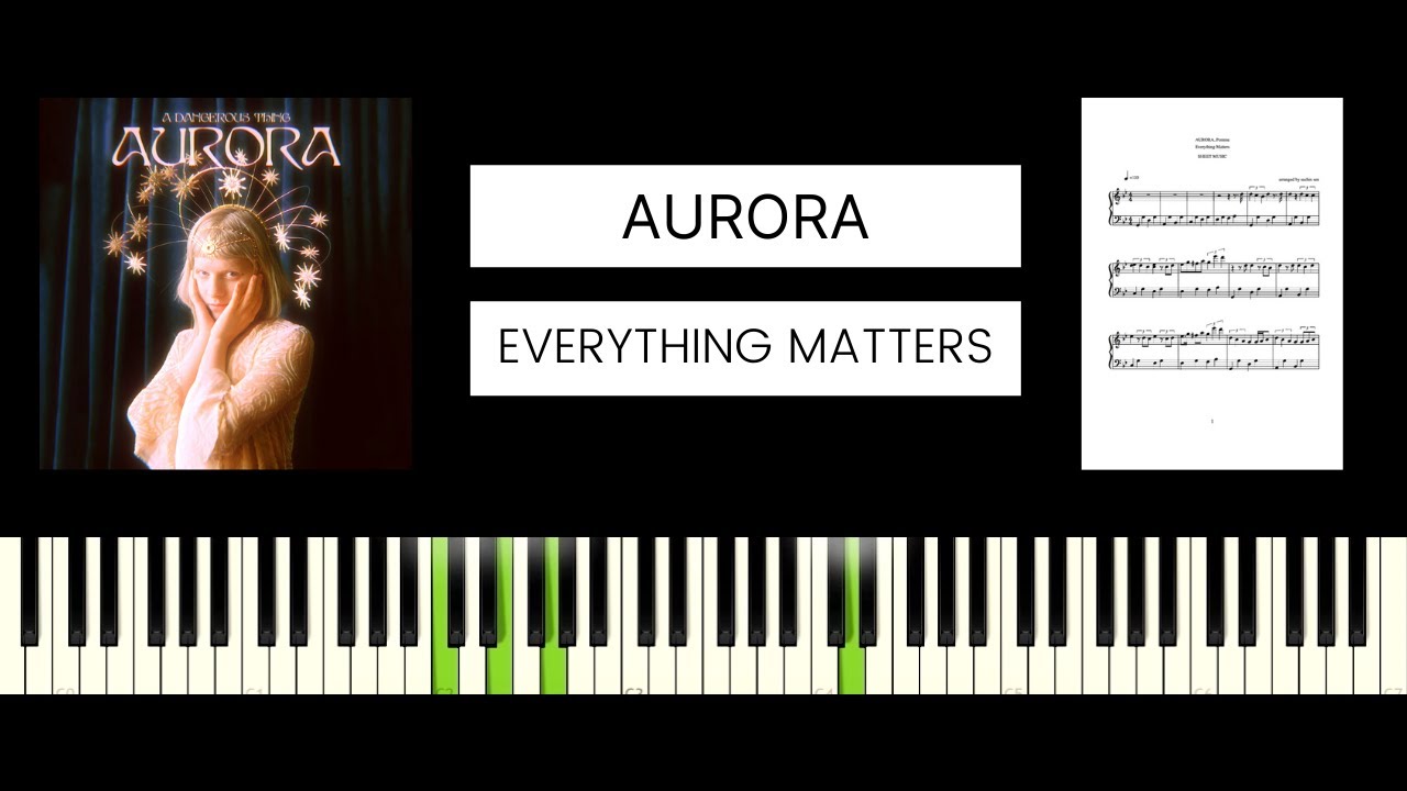 AURORA, Pomme Everything Matters (BEST PIANO TUTORIAL & COVER) YouTube