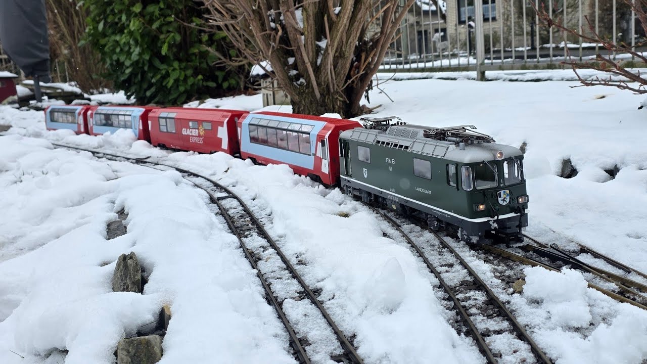 LGB RhB-Gartenbahn Rückblick: Januar 2026 ❄️🏗️
