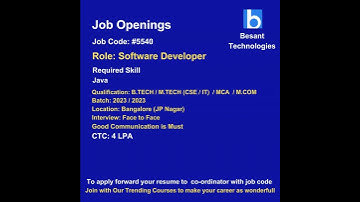 Java job openings. #shorts #interviews #placements #java #javadeveloper  #softwaredeveloper #itjobs