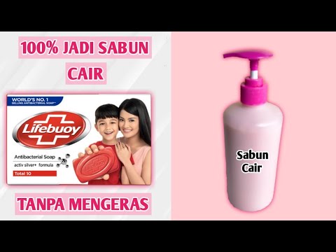 Mudah banget cara membuat sabun batang menjadi sabun cair