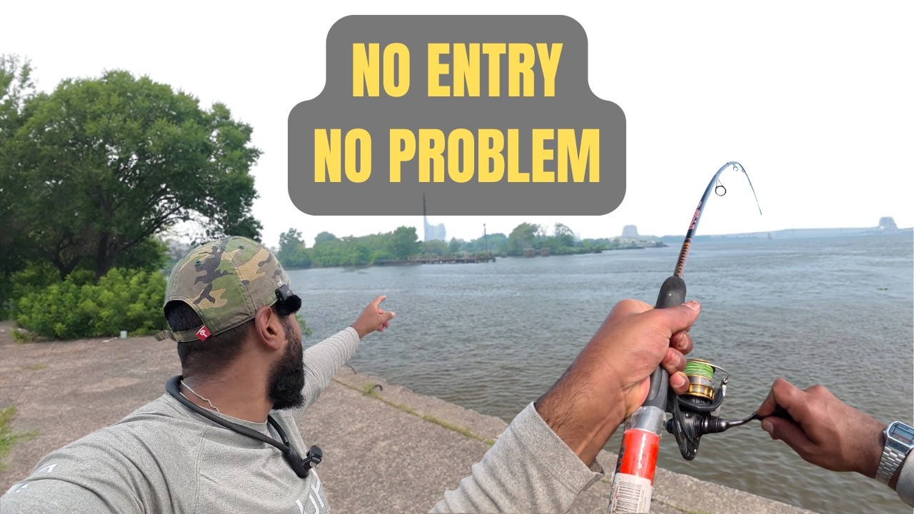 Barbed Wire Couldn't STOP This Fishing Trip (South Philly Bank Fishing)
