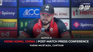 DP World Asia Cup 2025, Match 3: Hong Kong Captain Yasim Post-Match Press Conference Guide