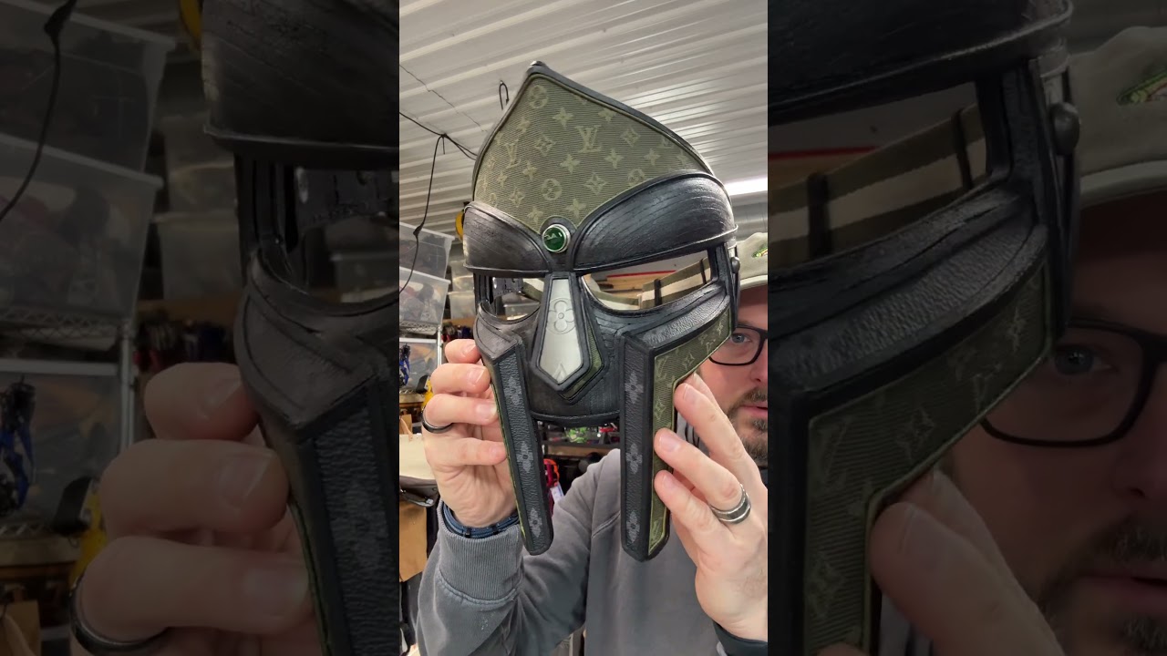 Test fit and recap of Lux DOOM II inspired by MF DOOM