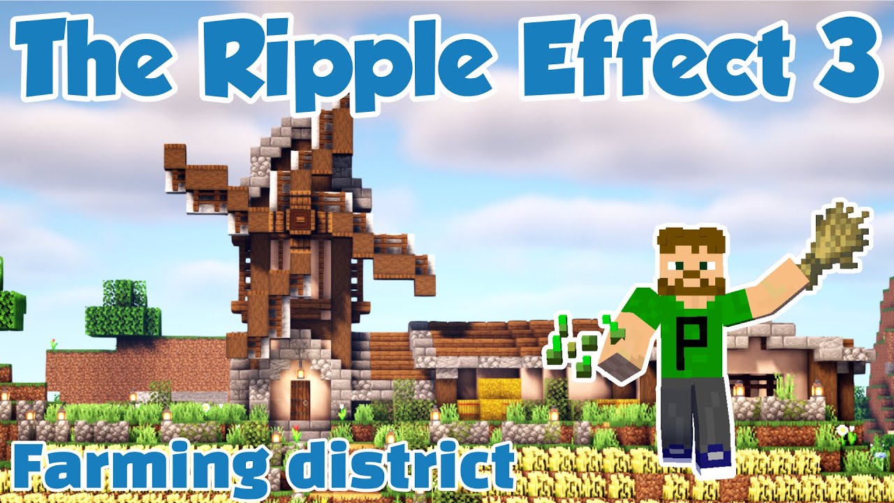 Landscaping a farming district - Ripple Effect SMP [Minecraft 1.16 SMP Let's Play]