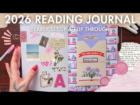 my 2026 reading journal setup + flip through 📓✨📚