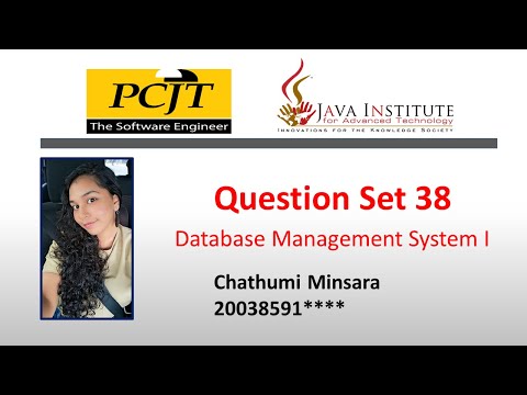 Data Base Task 38 | Remove a Previously Created SQL View|1st Year| Java Institute | Chathumi Minsara