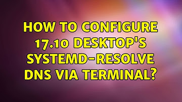 Ubuntu: How to configure 17.10 desktop
