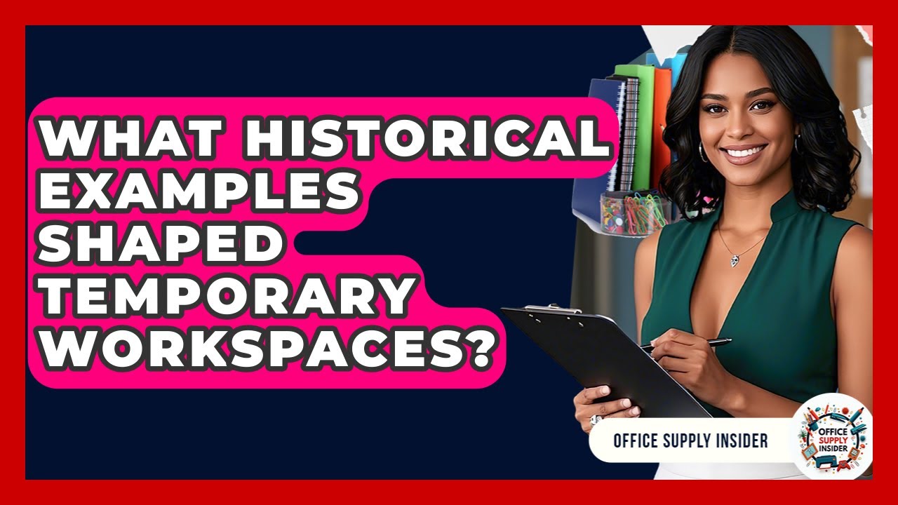 What Historical Examples Shaped Temporary Workspaces? - Office Supply Insider
