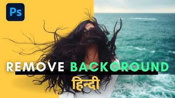 How to Change Background in Photoshop cc in Hindi- Sunny Rana | Cut Out hair Photoshop Easy Tutorial