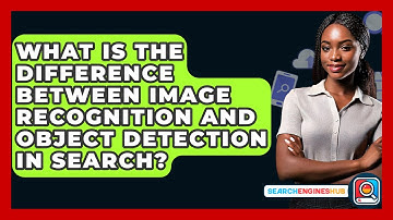 What Is The Difference Between Image Recognition And Object Detection In Search?