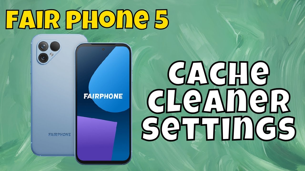 Fairphone 5 Clear Cache || How to clear cache || Cache cleaner settings