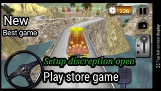 hill climb truck racing | truck driving game | Cargo truck driving game offroad screenshot 5