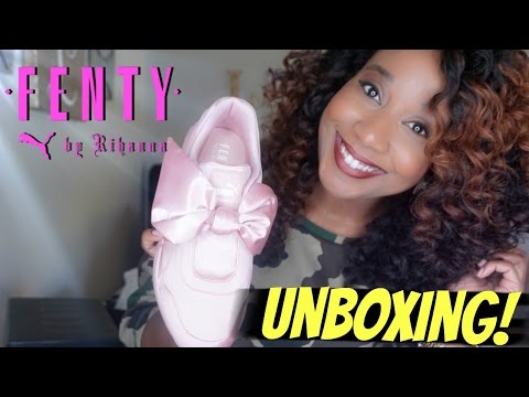 Rihanna Fenty Puma Bow Sneakers and Velvet Creepers| Unboxing | @ItsLisaD
