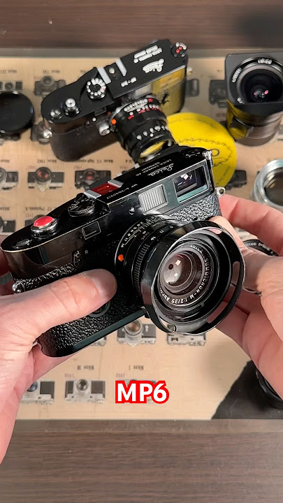 The Leica MP-6 and a very special black paint lens. #leica #leicaworld