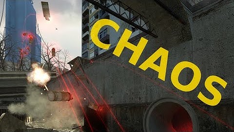 Half-Life 2, except Everything Shoots Grenades (Chaos Mod Effect Showcase)