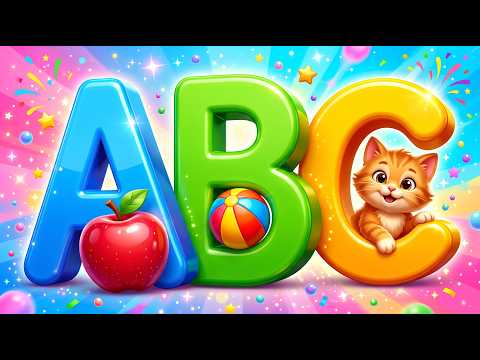 ABC Phonics for Kids 🔤 A is for Apple, B is for Ball | Zaa Chay