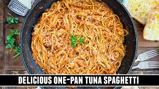 ONE-PAN Tuna Spaghetti | Ridiculously GOOD 30 Minute Recipe by Spain on a Fork 15,683 views 2 weeks ago 7 minutes, 12 seconds