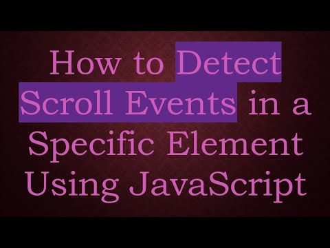 How to Detect